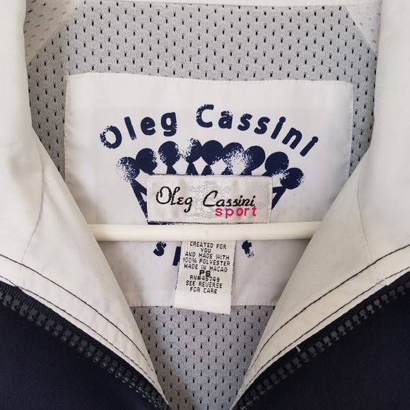 Oleg Cassini Sport Activeweare Jacket Size SP - Picture 3 of 6